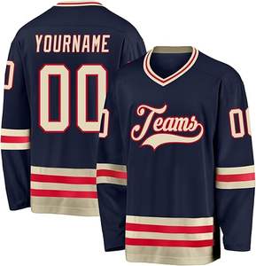 Maillot de hockey sur glace personnalisé OEM 2025 Uniforme d'équipe de qualité supérieure Vêtements de sport à sublimation Chemise de jeu de qualité professionnelle Fournisseur en gros - Product Image 3