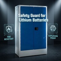 Armoire de sécurité pour batteries au lithium Yinlu, grande capacité, personnalisée, étanche