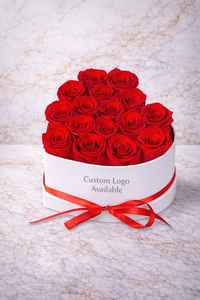 Caja de Rosas Preservadas en Forma de Corazón, 16 Flores Rojas Eternas, Regalo para Ella, Decoración de Mesa para el Día de San Valentín - Product Image 5