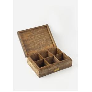 Classic Design Wooden Storage <b>Box</b> Handcrafted Design Natural Wood <b>Box</b> Mango and Acacia Wood <b>Keepsake</b> <b>Box</b> with Multiple Use - Product Image 3