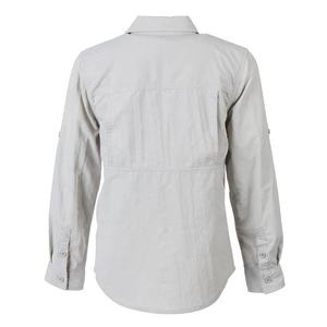 Chemises de pêche personnalisées à manches longues en polyester à séchage rapide, chemises de protection à col boutonné pour hommes - Product Image 5