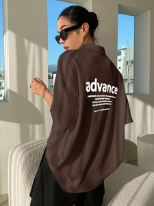 Nueva camiseta Polo en blanco de gran tamaño transpirable de algodón 100% a la moda para mujer, camiseta Polo Lisa suave, camisetas Polo con logotipo personalizado para mujer - Product Image 3