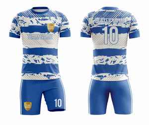 Uniformes Personalizados para Equipos de Fútbol |   Camisetas de Fútbol con Impresión Digital OEM 2026 |   Conjuntos Deportivos Ligeros y Transpirables de Manga Corta y Corte Ajustado - Product Image 3