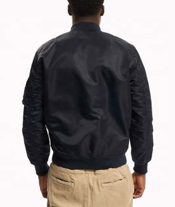 Blouson Bomber Homme Personnalisé de Haute Qualité, Veste Décontractée en Toile, Col Montant, Respirant, Séchage Rapide, Hiver, Style Urbain - Product Image 2