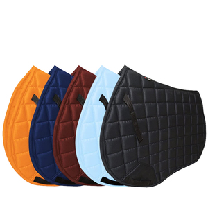 Almohadilla de sillín inglesa cómoda acolchada cuadrada de satén 2025 para espectáculos de equitación, actuaciones de salto, almohadillas deportivas ecuestres - Product Image 2