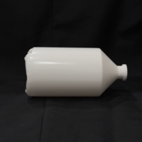 Botella de Medicina Veterinaria Marca APS Modelo C0167, 350-500 ml, Blanca, HDPE/PE, Plástico, Forma Cilíndrica, Bomba Dosificadora, Impresión Serigrafiada