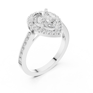 Anillo diamante moissanita 14K - Product Image 5