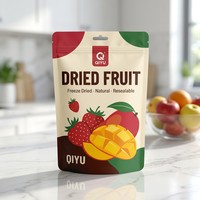 Verpakkingen voor gedroogd fruit, op maat bedrukt, vochtbestendig, staande pouch, food grade, hersluitbaar, ziplock, doypack, voor chips en kauwgom
