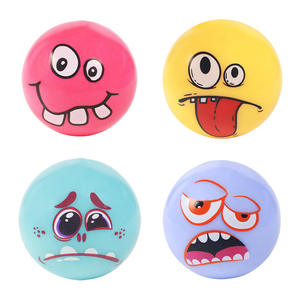 Jouet de jonglerie unisexe pour enfants de couleur personnalisée balle rebondissante en caoutchouc en vrac léger matériau TPR jouet promotionnel avec impression de logo - Product Image 3