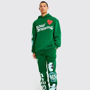 High Quality Plain Pullover Hoody Custom Logo Soft and <b>Comfy</b> Adult Top Puff Printed <b>Hoodies</b> - Product Image 3