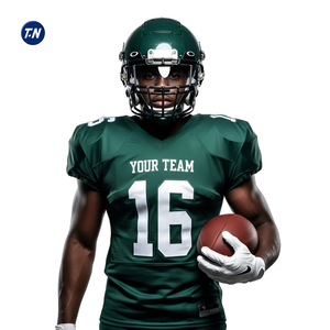 Uniformes de Fútbol Americano Personalizados de Primera Calidad, Pantalones Cortos de Entrenamiento con Impresión por Transferencia de Calor, Transpirables, Tallas Grandes, Listos para el Equipo - Product Image 1