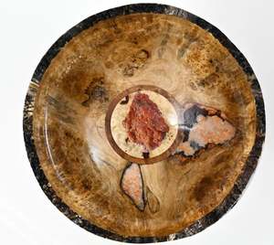 AYAANS Urna de madera de mango más vendida con resinas Resinas de cielo en forma de cereza antigua para suministros funerarios para adultos Producto de mejor clasificación - Product Image 6