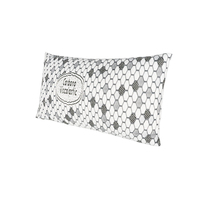Oreiller de voyage 100% Carbon Viscolastic Flakes 44x23 pouces Support confortable pour le repos en déplacement