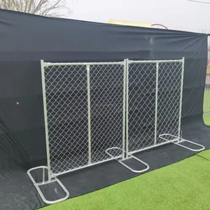 USA Temporary Used Construction Site Chain Link Fence Panels For Sale