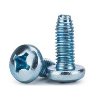 Vis autotaraudeuses en acier inoxydable à tête ronde, à tête fraisée, à tête cruciforme, à tête Torx, avec profil de filetage triangulaire durci, M2, M2.5, M3, M4, M5, M6, M8