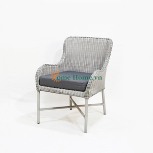 Top Rated Outdoor Strap <b>Dining</b> <b>Chair</b>-Weather-resistant Eco-Friendly Durable <b>Plastic</b> & Aluminum Minimalist Bistro Decor Seating - Product Image 2