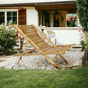 Solid Wood Rattan Kangaroo <b>Lounge</b> <b>Chair</b> Chinese Style Balcony Leisure <b>Chairs</b> Single Armrest Sofa <b>Chair</b> - Product Image 4