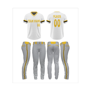 Nueva Llegada de Conjuntos de Uniformes de Béisbol para Hombre, Estilo Moderno, Ropa Deportiva al por Mayor, Camisetas de Equipo Personalizadas y Conjuntos de Uniformes de Alta Calidad - Product Image 3
