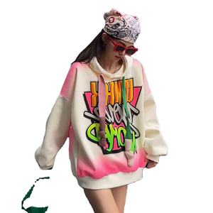 เสื้อฮู้ดผู้หญิงผ้าคอร์ดูรอยคุณภาพสูงขายส่ง พร้อมเชือกผูกเอวพิเศษ โลโก้ด้านหน้า เป็นมิตรกับสิ่งแวดล้อม - Product Image 3