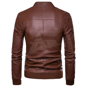 Veste en cuir pour homme durable avec un design extérieur haut de gamme pour un look tendance et chaud en hiver - Product Image 3