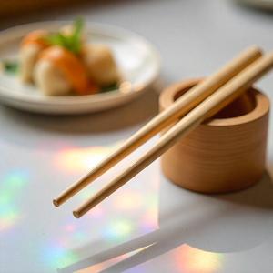 Elegant Handmade Wooden <b>Chopsticks</b> Reusable Lightweight & Durable Ideal for Sushi Noodles Dumplings & More - Product Image 1