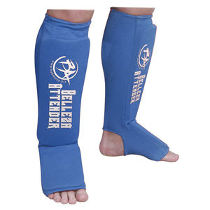 Protège-tibia en coton blanc avec protège-cou de karaté élastique Protège-jambes et chauffe-jambes efficaces pour l'entraînement de karaté de protection - Product Image 3