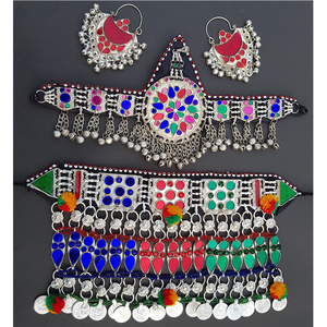 Produit à succès prêt à être expédié, ensembles de bijoux afghans, nouvelle mode, boucles d'oreilles et collier afghans pour femmes - Product Image 3