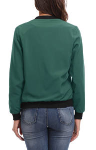 Abrigo de plumón con cuello levantado para mujer, chaqueta de mujer de nuevo estilo, embalaje al vacío, cremallera, chaqueta acolchada portátil ligera, chaqueta para exteriores - Product Image 2