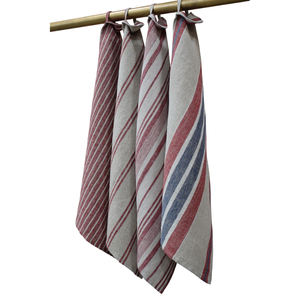 Serviette de cuisine en lin tissé - Séchage rapide, écologique, réutilisable pour les cuisines et la salle à manger - Product Image 3