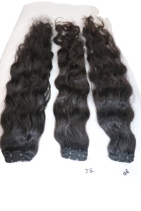 Qualité supérieure Temple indien non transformé vague naturelle Remy Extensions de cheveux faisceaux de cheveux de vague naturelle - Product Image 6