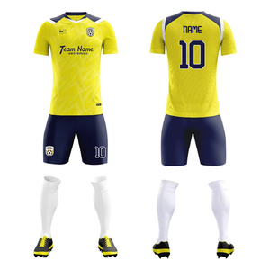 Camiseta de fútbol de cuerpo completo de manga corta Unisex profesional con logotipo de número Ropa de entrenamiento de partido unisex personalizada - Product Image 5