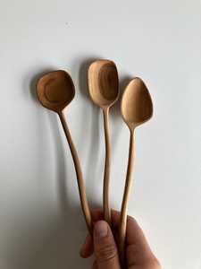 Cuillère en bois massif de haute qualité avec miroir polonais nouveau Design cuisine usine de service des aliments approvisionnement en gros à bas prix - Product Image 4