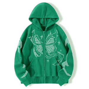 Sudaderas con Capucha Térmicas Gruesas con Gráficos Personalizados, 100% Algodón, Felpa Francesa, Impresión en Espuma, Transpirables, Unisex para Invierno - Product Image 5