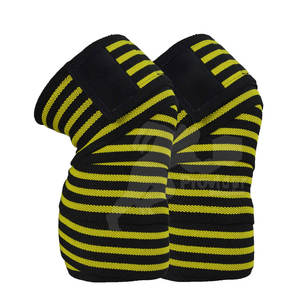 Prix de gros 100% Néoprène Imperméable Résistant à l'usure Haltérophilie Genouillères pour Hommes Bandage Soutien Wraps - Product Image 6