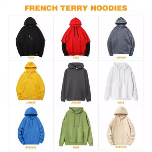 Sweat-shirt de sport pour homme, automne, décontracté, mode d'hiver, col ample, sweat à capuche, logo personnalisé, deux-en-un, impression 3D en relief, dernière tendance - Product Image 2