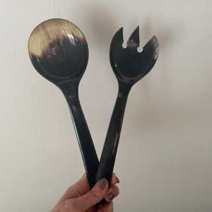 Cuchara de Cuerno Auténtica, Moderna, Hecha a Mano, Artesanía Natural, Impermeable, Duradera, Decoración Clásica para el Hogar, Obra de Arte Coleccionable, Regalo de Boda Único, MN - Product Image 4