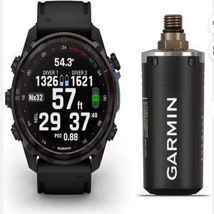 นาฬิกาข้อมือไทเทเนียม DLC สีเทาคาร์บอน Mk3i 51มม. มีสายยางซิลิโคนสีดำรองรับตัวรับส่งสัญญาณ T2 - Product Image 2