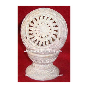 Exclusive Fine Handmade Natural Soapstone <b>Carving</b> High Quality <b>Candle</b> Holder For Home Decoration And Business Gifts Purpose - Product Image 1