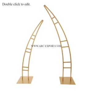 Marvelous Designing Metal <b>Brass</b> Gold and White Indoor Harlow <b>Stand</b> Finest Quality Custom Shape Events Party Ware Harlow <b>Stand</b> - Product Image 5