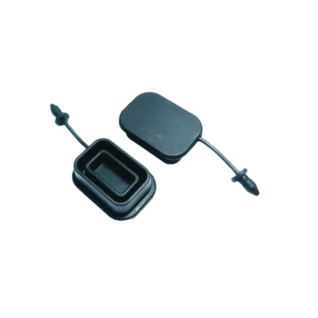 Lanjo Black USB Socket Protective Covers Silicone 40-70 Hardness