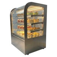 Vitrine Réfrigérée de Comptoir en Acier Inoxydable de Haute Qualité pour Pâtisserie, Réfrigérateur de Présentation de Gâteaux à Ouverture Frontale – Offre Spéciale