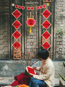 Tet Décoration Couplets Nouvel An Lunaire Calligraphie Nouvelles Décorations Fabriqué Au Vietnam De Haute Qualité - Product Image 2