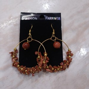 Meilleure qualité Lapis lazuli perles puces boucles d'oreilles vente en gros pierres de cristal naturel Lapis lazuli perles puces boucles d'oreilles pour femmes - Product Image 4