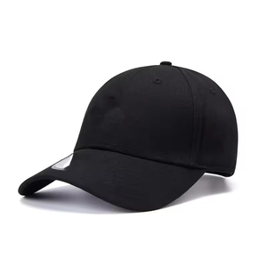 Gorras de béisbol personalizadas de secado rápido de gama alta de algodón puro con logotipo personalizado OEM, Gorra lisa ajustable sin construir de lona de 5 paneles - Product Image 2