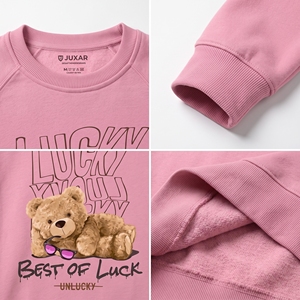 เสื้อสเวตเชิ้ตคอกลมแบบยูนิเซ็กซ์ คุณภาพส่งออก สีเขียวอมฟ้า ทรงปกติ ดีไซน์มีซับใน สวมใส่สบายๆ ในฤดูใบไม้ผลิ ผลิตจากผ้าโพลีเอสเตอร์/คอตตอนฟลีซ - Product Image 3