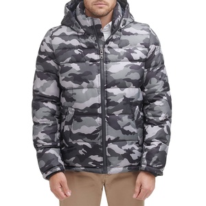 Blouson matelassé pour homme de haute qualité, matière respirante personnalisée avec logo, taille XL, col à capuche, fonctionnalité légère pour l'hiver - Product Image 1
