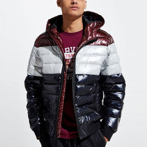 Veste polaire d'hiver de haute qualité pour hommes, support confortable, quantité en vrac, conception à bulles minces, vêtements décontractés enduits, vêtements longs - Product Image 5