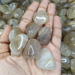 ขายส่งหินอาเกต RAIS AGATE ธรรมชาติสีทอง หินอาเกตขัดเงาคุณภาพสูง สำหรับบำบัดรักษา โหราศาสตร์ และตกแต่งบ้าน - Product Image 1