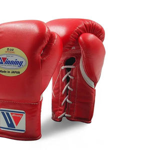 Gants de boxe sur mesure de qualité supérieure OEM, fabriqués en cuir de vache véritable, gants de Muay Thai, gants de boxe professionnels pour l'entraînement - Product Image 4