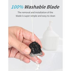 Kit de tondeuse à cheveux sans fil 5-en-1 pour hommes, tondeuse à barbe, tondeuse à moustache et à nez, tondeuse corporelle avec chargement USB et sac de rangement - Product Image 5